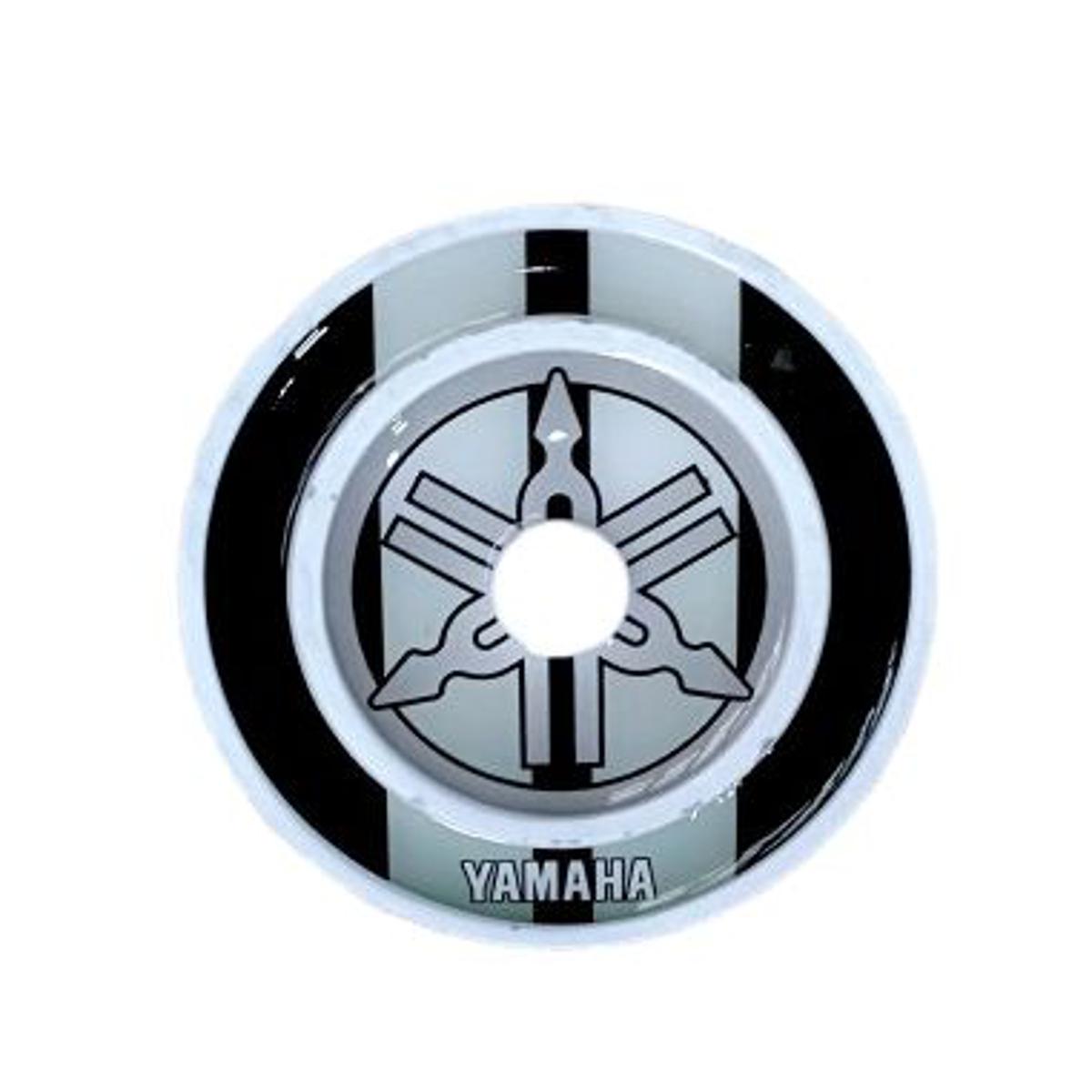 Picture of Motorcycle fuel cap or bike fuel tank mukkha sticker for yamaha Fzs -Black and white (TC)