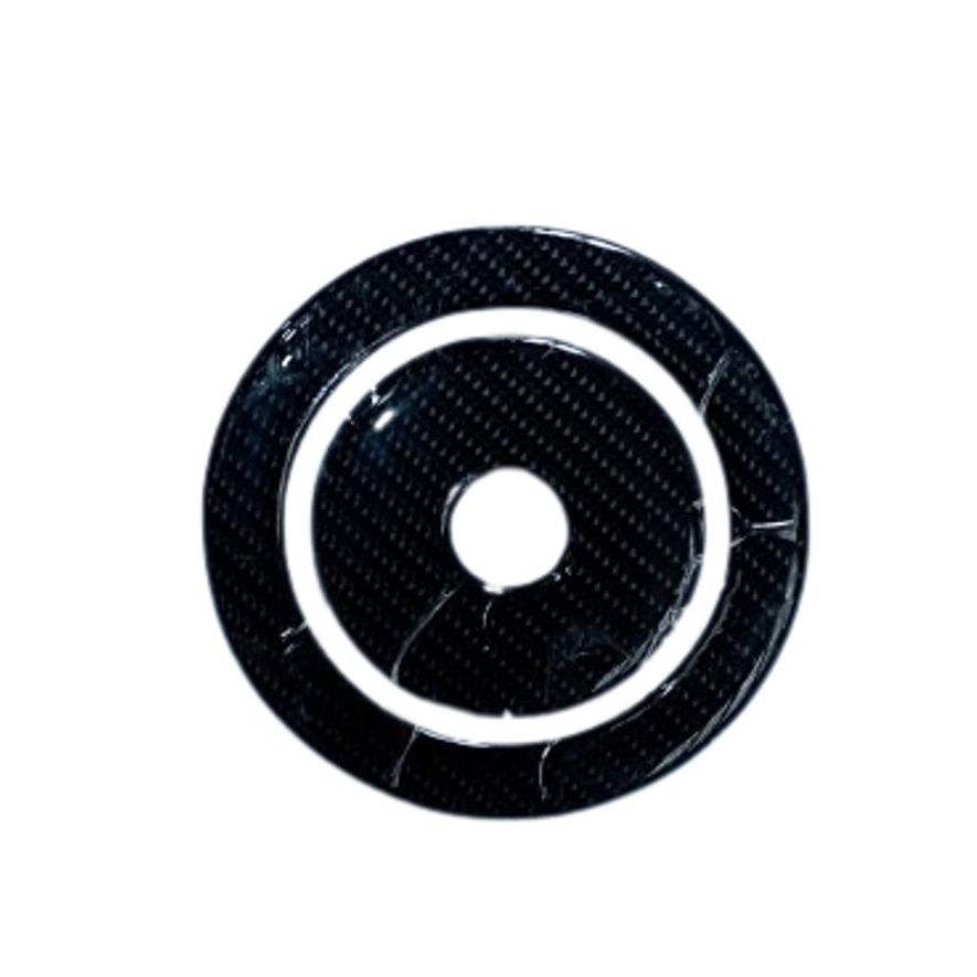 Picture of Motorcycle fuel cap or bike fuel tank mukkha sticker for yamaha Fzs -Black  (TC)