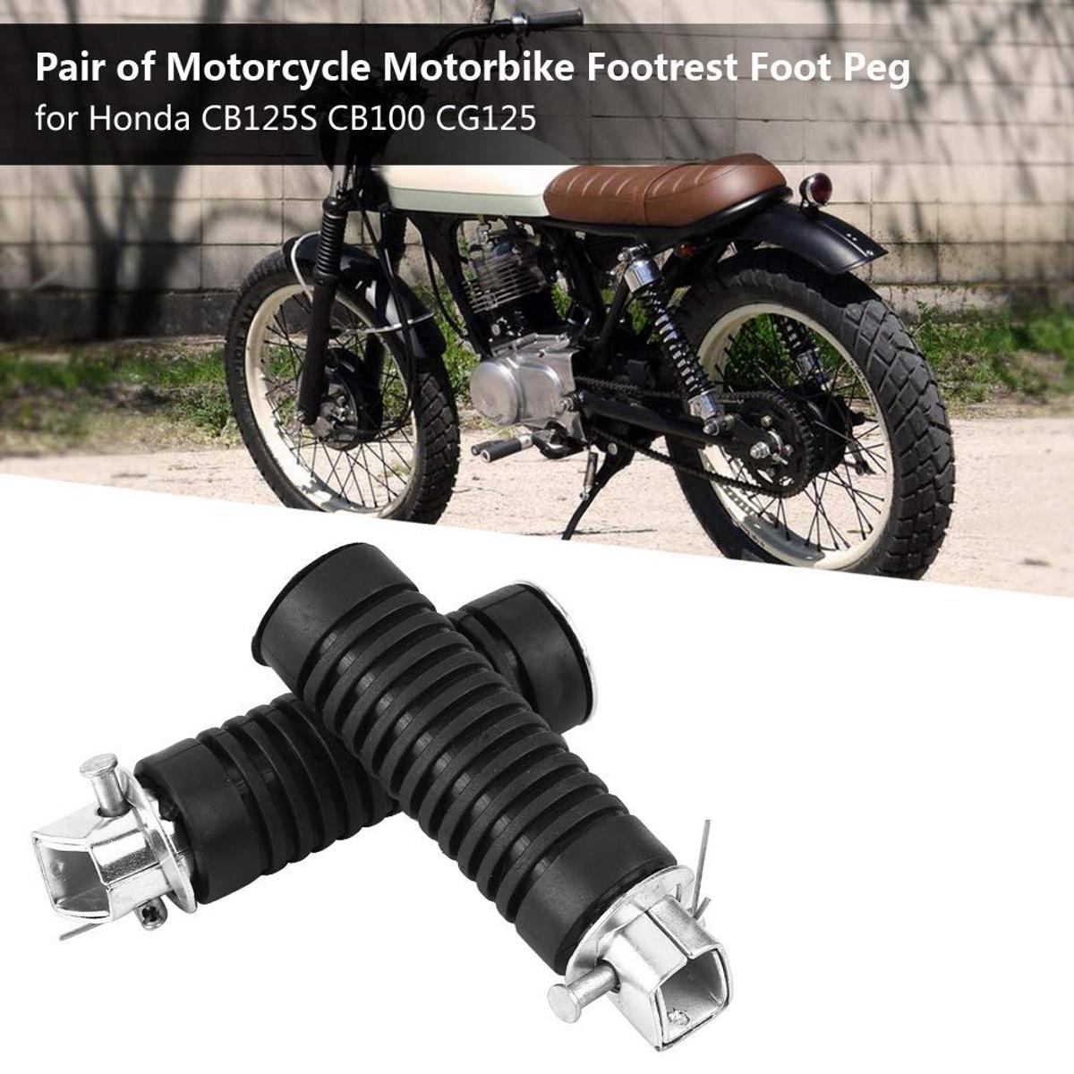 Picture of CG-125/YBR-125/AX-100/CBF-150 Motorcycle Foot Pegs Foot rest- 2PCS