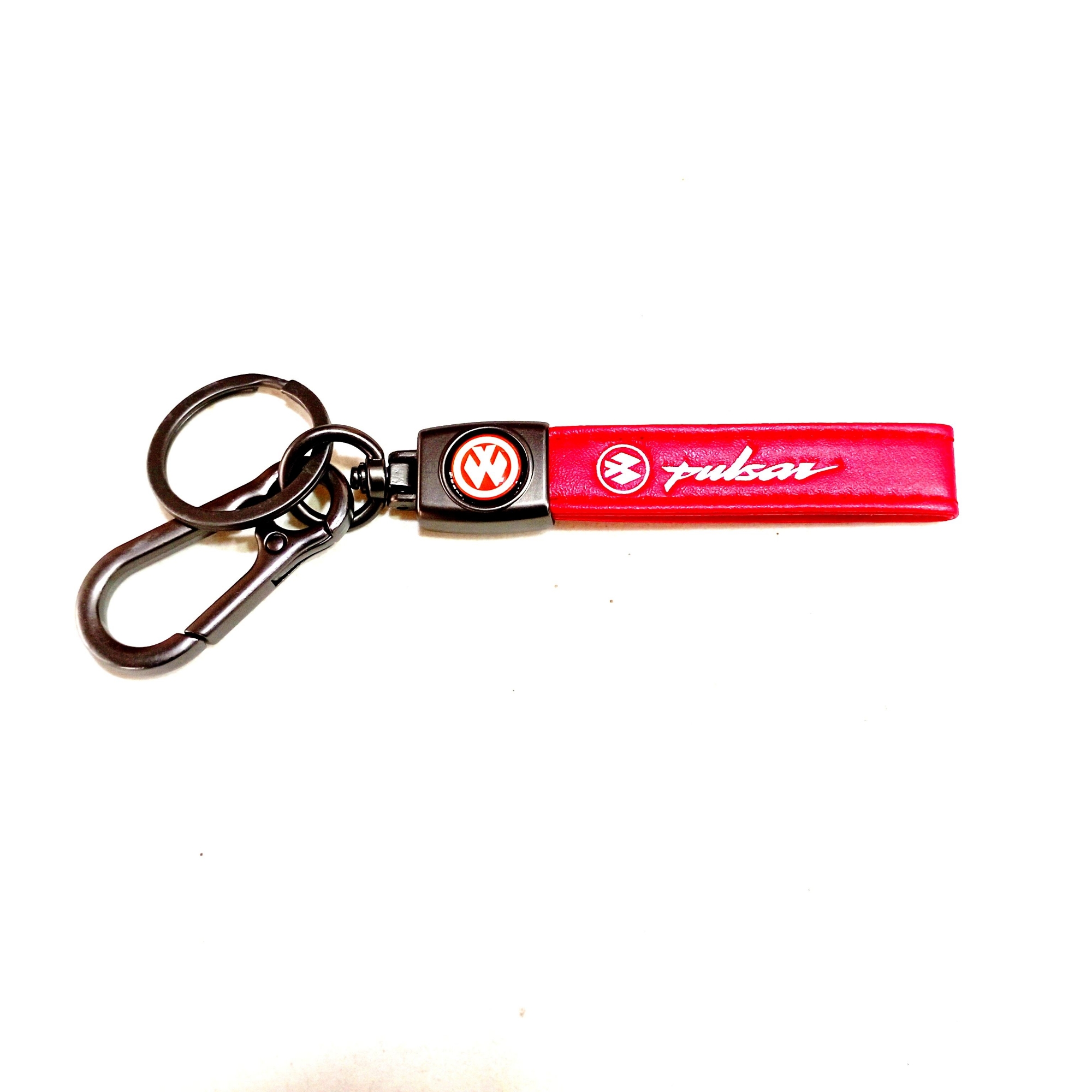 Picture of Motorcycle new leather design key ring for Pulsar - Red