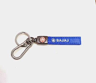 Picture of Bajaj Motorcycle new leather design key ring - Blue