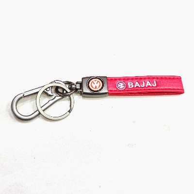 Picture of Bajaj Motorcycle new leather design key ring - Red
