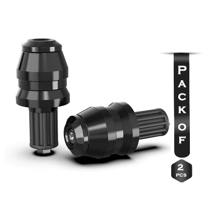 Picture of Universal Motorcycle 7/8" Handle bar grips end slider cap.  Minar Gutli - Black