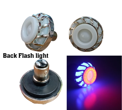 Picture of 1 pcs angel eye LED strobe light for motorcycle - Multicolor flash