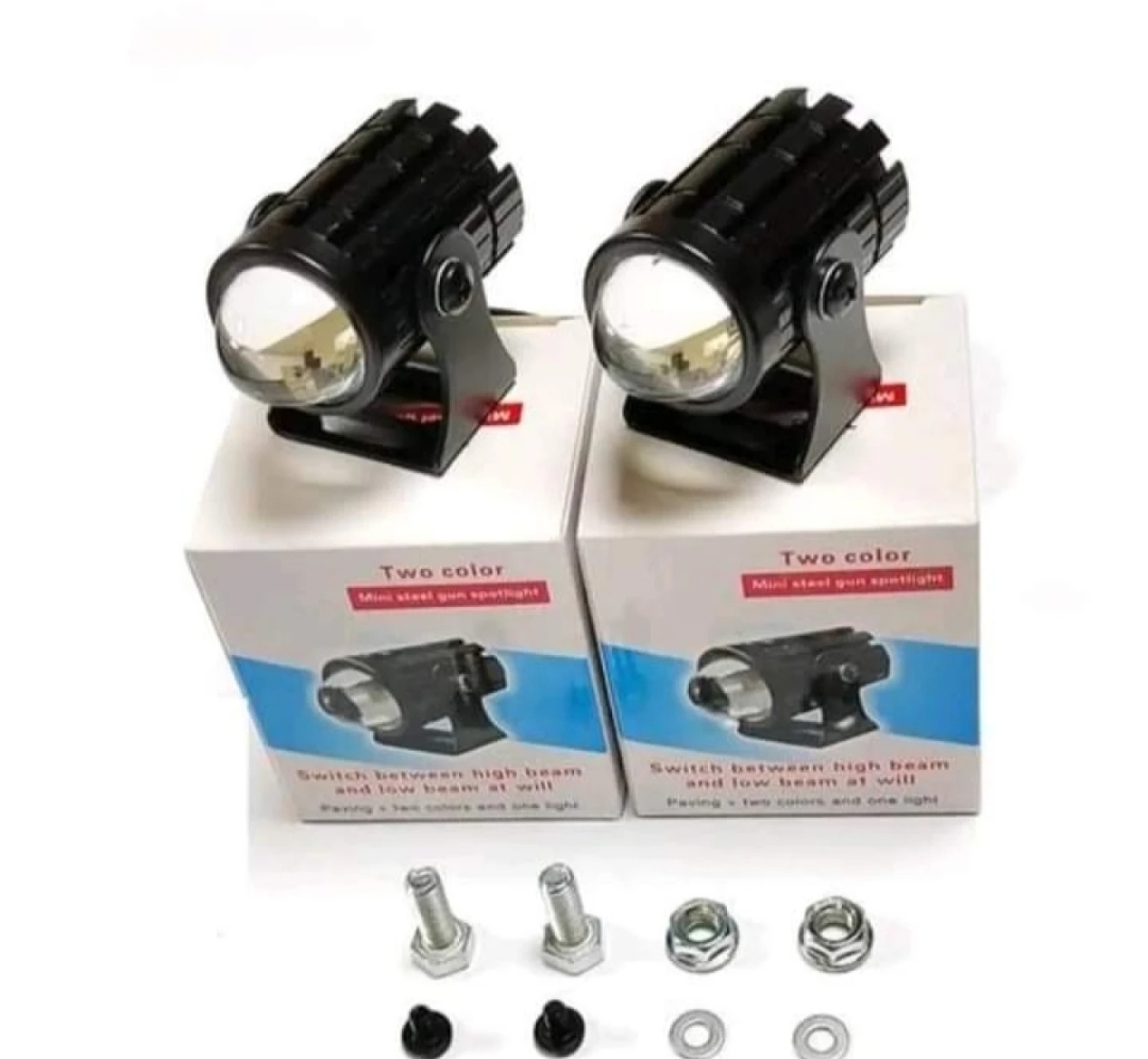 Picture of Bike Or Car Mini Drivig Fog Light 2 Colour 1 Pcs