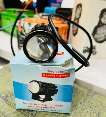 Picture of Bike Or Car Mini Drivig Fog Light 2 Colour 1 Pcs
