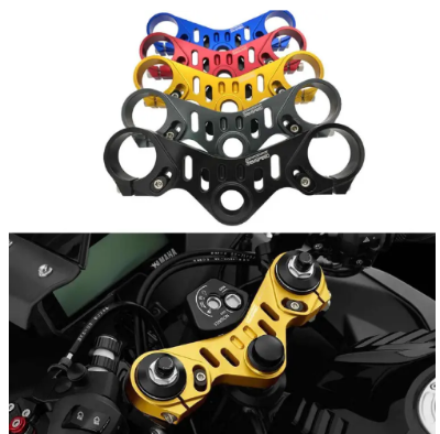 Picture of R15 Handle crown for motorcycle. golden