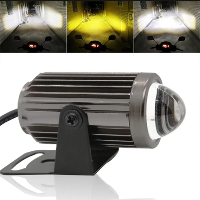 Picture of Bike or car mini driving fog light 2 colour white & yellow -2pcs