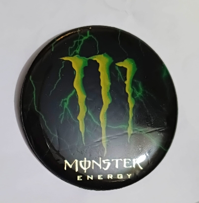 Picture of Monster Energy tank sticker for motorcycle- 2 in Round