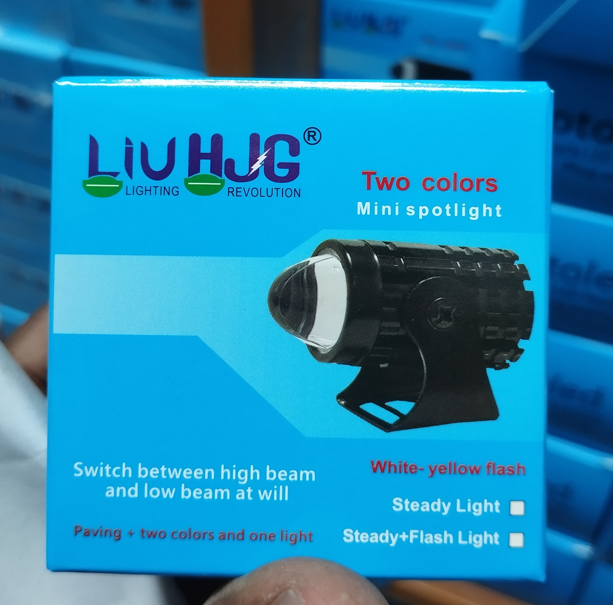 Picture of HJG New Premium Quality Bike Or Car Mini Driving Fog Light Two Colour 1 Pcs