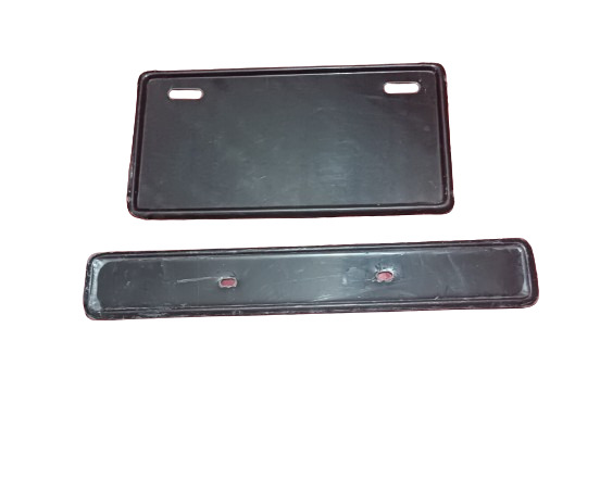 Picture of Number Plate For Bike / Motorcycle Fornt and rear . Universal Licence Plate