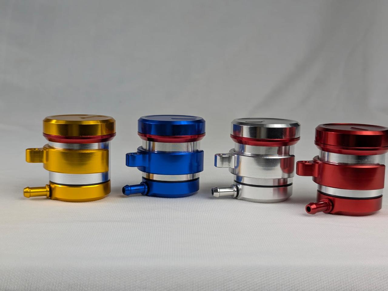 Picture of Motorcycle Rear Brake and Clutch Fluid Reservoir Oil Chamber Cup Cover - Red