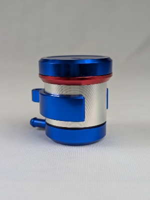 Picture of Motorcycle Rear Brake and Clutch Fluid Reservoir Oil Chamber Cup Cover - Blue