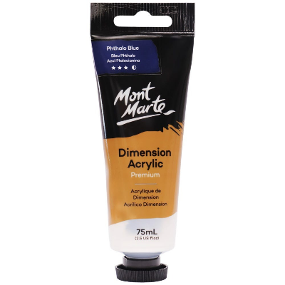 Buy Mont Marte Dimension Acrylic 75mls - Phthalo Blue at Best Prices in Bangladesh