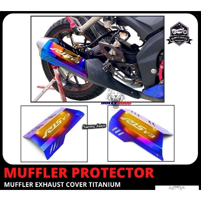 Picture of Yzf r15 v3 মোটরসাইকেল সাইলেন্সার মেটাল কভার (সহজ সেটআপ) - r15 v3 bike
