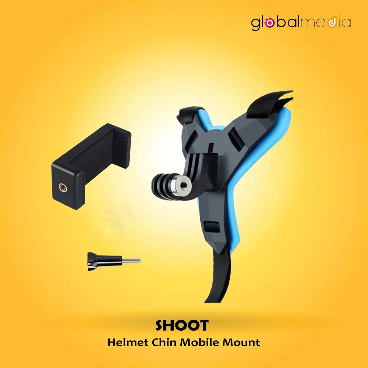 Picture of Motorcycle Helmet Chin Mobile Phone Holders Stands For Moto DJI GoPro Mountain Dog Action Camera Recorder Ride Mount Stand Holder