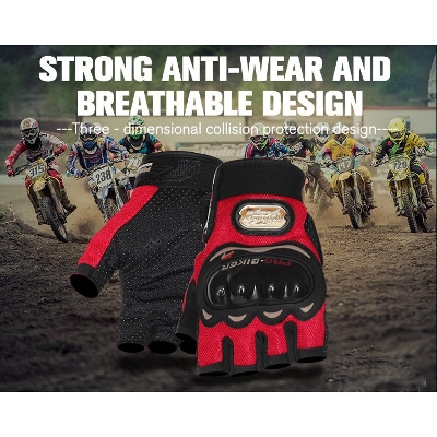 Picture of Pro-biker Half Hand Gloves