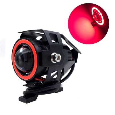 Picture of (2 pecs) Motorcycle Headlight Led U7 Motorbike Driving Fog Daytime Running Light DRL Led Day Light Lamp Moto Accessories (Green)