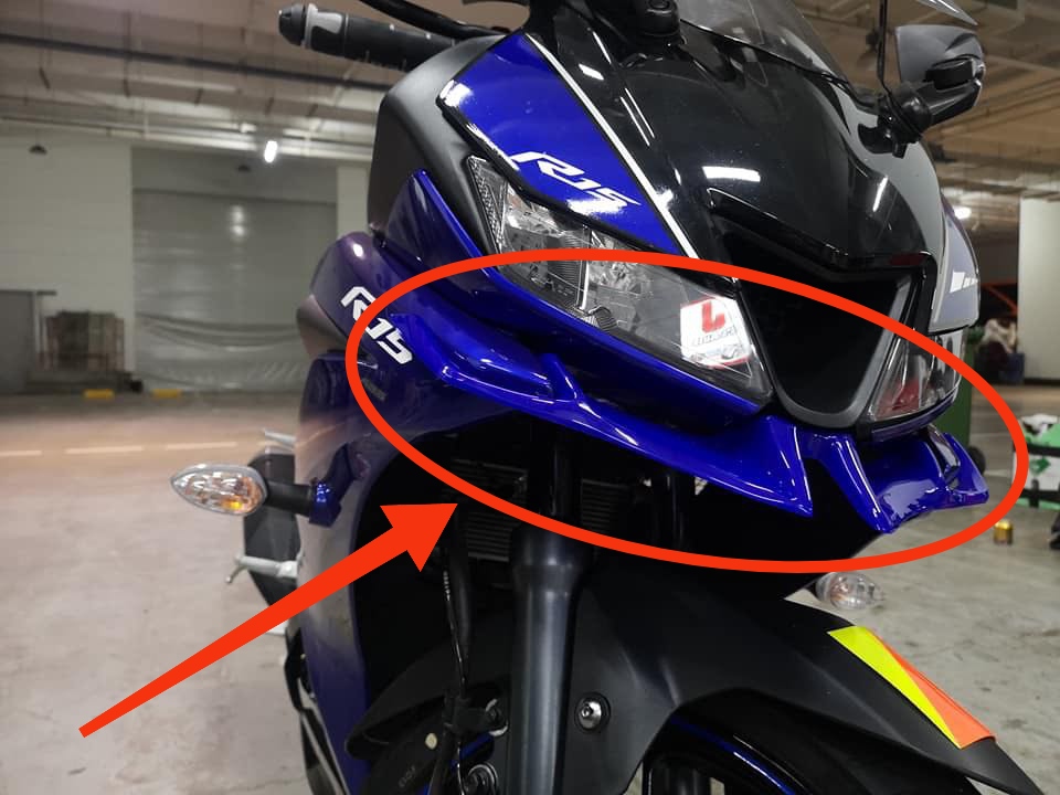 Picture of Motorcycle Front Winglet For YAMAHA YZF R15 V3 (Fiver Quality)