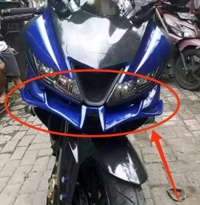 Picture of Motorcycle Front Winglet For YAMAHA YZF R15 V3 (Fiver Quality)
