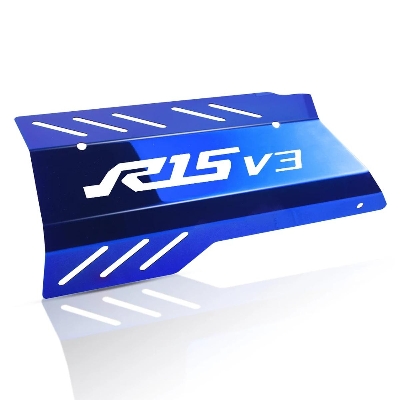 Picture of YAMAHA R15 V3 Motorcycle Silencer Protection Cover (BLUE COLOR)