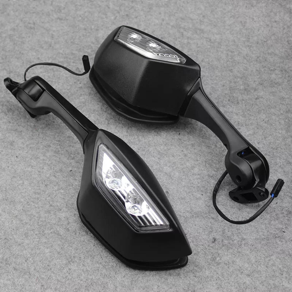 Picture of Motorcycle Rear View Side Mirrors W/ Turn Signals