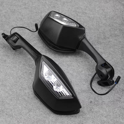 Picture of Motorcycle Rear View Side Mirrors W/ Turn Signals