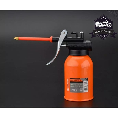 Picture of 250ml Steel High Pressure Hand Pump Oiler Oil Pot Spray Can for Lubricants