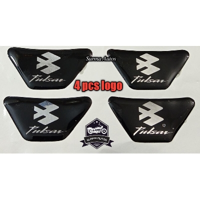 Picture of 4 pcs Bajaj Pulsar Bike Logo Ambush Sticker