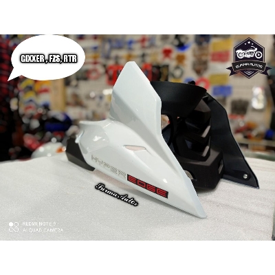 Picture of RTR + Gixxer + FZ-S Motorcycle Engine Guard Full Set ( White )
