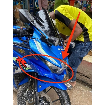 Picture of Motorcycle Front Winglet For GSX-R (Blue)