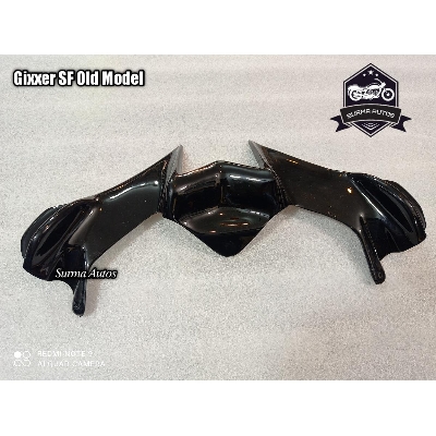 Picture of Motorcycle Front Winglet For Gixxer SF Old Model (Black)