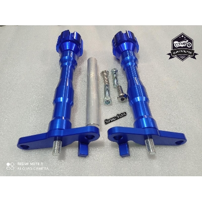 Picture of Motorcycle Frame Crash Pads Engine Case Sliders Protector By YAMAHA R15 V3 , MT15 , FZ-S Accessories ( BLUE COLOR)