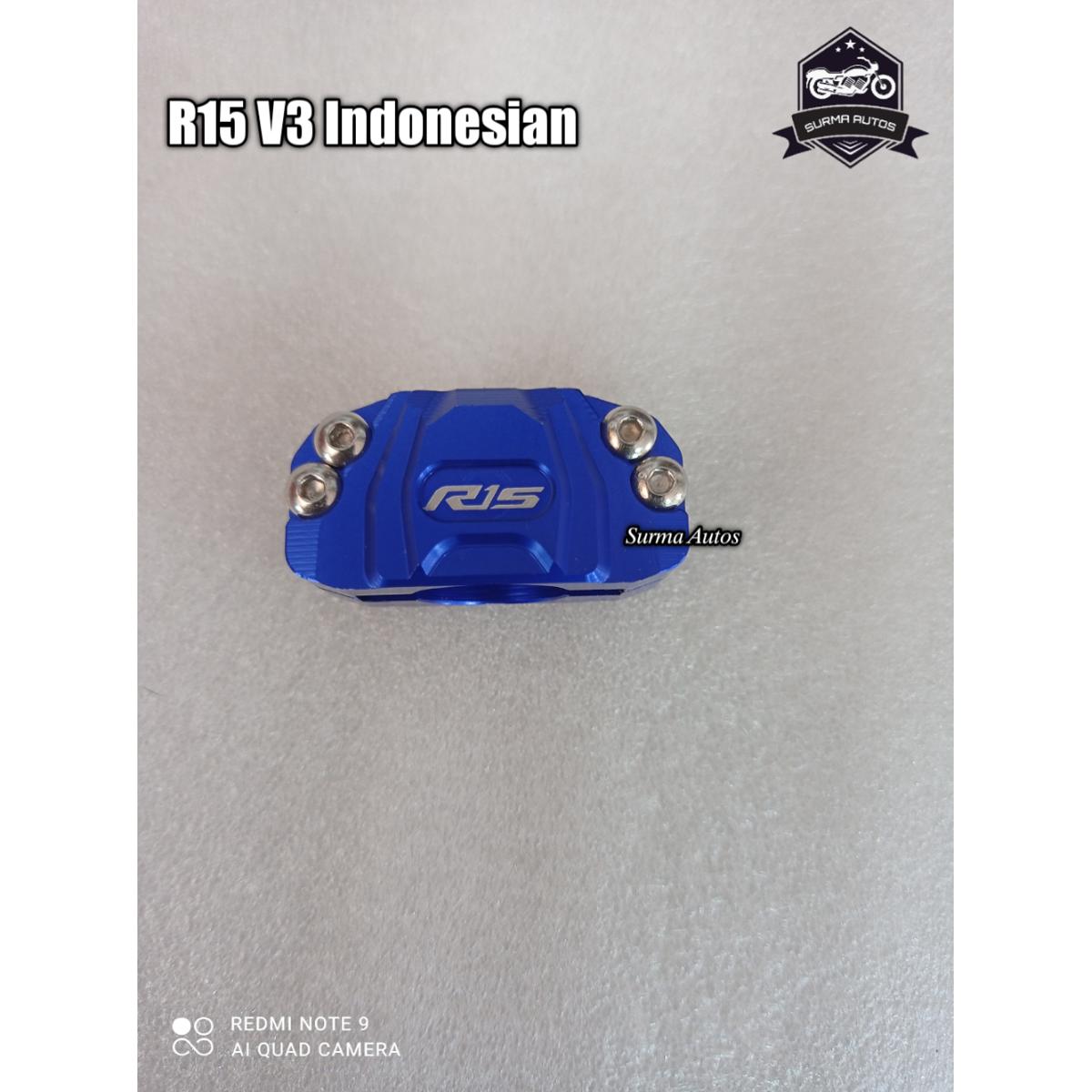 Picture of YAMAHA R15 V3 / R15M V4 Indonesian Motorcycle Key Cover BLUE COLOR