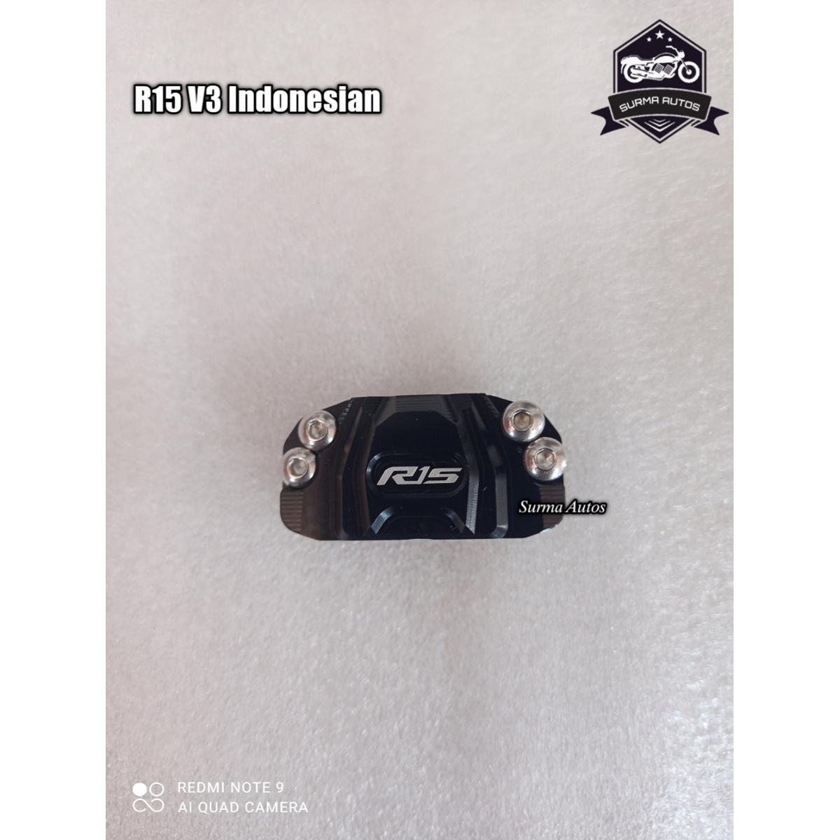 Picture of YAMAHA R15 V3 / R15M V4 Indonesian Motorcycle Key Cover BLACK COLOR