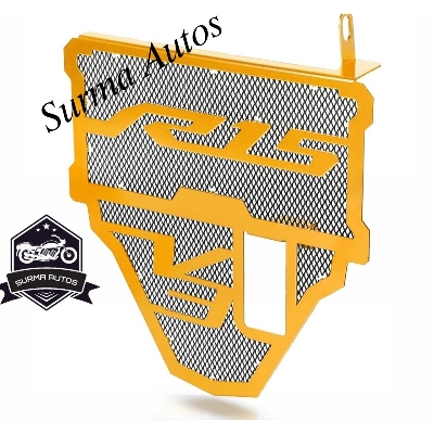 Picture of Motorcycle Accessories Radiator Grille Guard Cover Water Tank Net Protection FOR YAMAHA R15 V3 R15V3 2017 2018 2019 2020 2021 ( Gold Color )