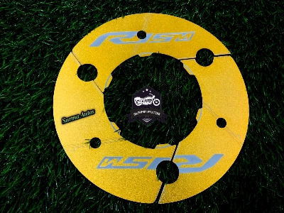 Picture of Motorcycle Rear Sprocket Cover Aluminum Rear Wheel Transmission Pulley Gear Decoration for YAMAHA R15M V4 ( Gold Color )