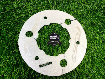Picture of Motorcycle Rear Sprocket Cover Aluminum Rear Wheel Transmission Pulley Gear Decoration for YAMAHA R15M V4 ( Silver Color )