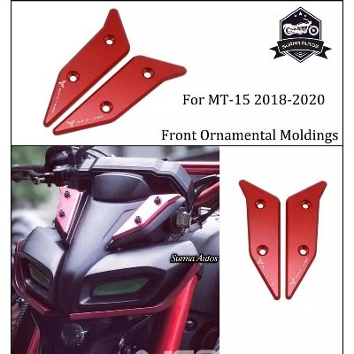 Picture of YAMAHA MT-15 MT15 2018-2020 Body Front Decorative Aluminum Alloy Head Cover ( Red Color )