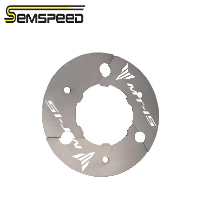 Picture of Motorcycle Rear Sprocket Cover Aluminum Rear Wheel Transmission Pulley Gear Decoration for YAMAHA MT15 ( Gray Color )