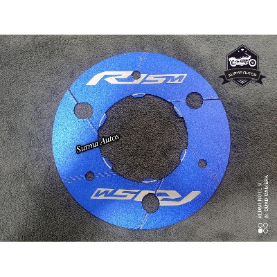 Picture of Motorcycle Rear Sprocket Cover Aluminum Rear Wheel Transmission Pulley Gear Decoration for YAMAHA R15M V4 ( Blue Color )
