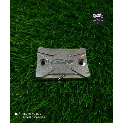 Picture of Motorcycle CNC Aluminum Rear Brake Fluid Reservoir Cap Cover For YAMAHA R15M V4 Indian ( Silver Color )