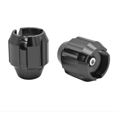 Picture of Universal Motorcycle Front Fork Wheel Frame Slider Crash Protector Anti Crash Caps ( Black Color )