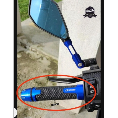 Picture of Universal Motorcycle RCB RUBBER HANDLE GRIP ( Blue Color )