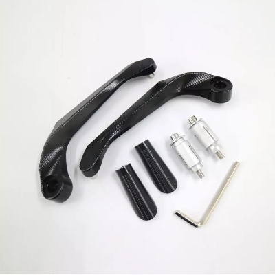 Picture of 1 Pair 7/8" 22mm Universal Motorcycle Brake Clutch Lever Guard Protectors Aluminum Alloy ( Black Color )