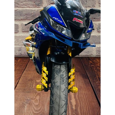 Picture of R15M V4 Motorcycle Fender Black Diamond ( Gold Color )