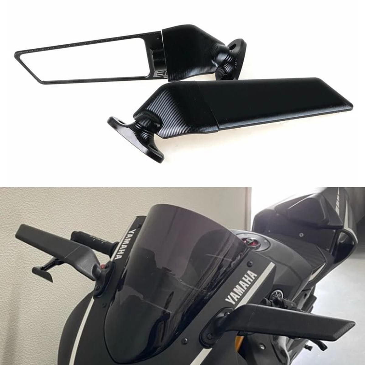 Picture of Motorcycle Rear-view Mirrors Adjustable Rotating Wind Swivel Wing Side Mirror For YAMAHA R15 V3 / R15M V4