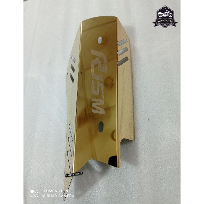 Picture of YAMAHA R15M V4 Motorcycle Silencer Cover Golden Color