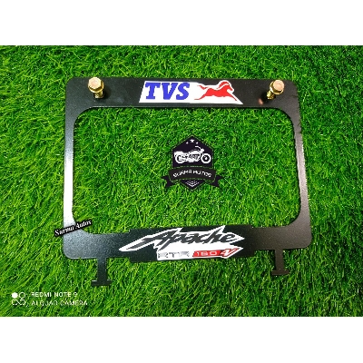 Picture of Motorcycle Number Plate Frame For Apache RTR 4V