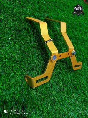 Picture of R15 V3 Number Plate Bracket-Blue Body With Led Lighting System ( Gold Color )